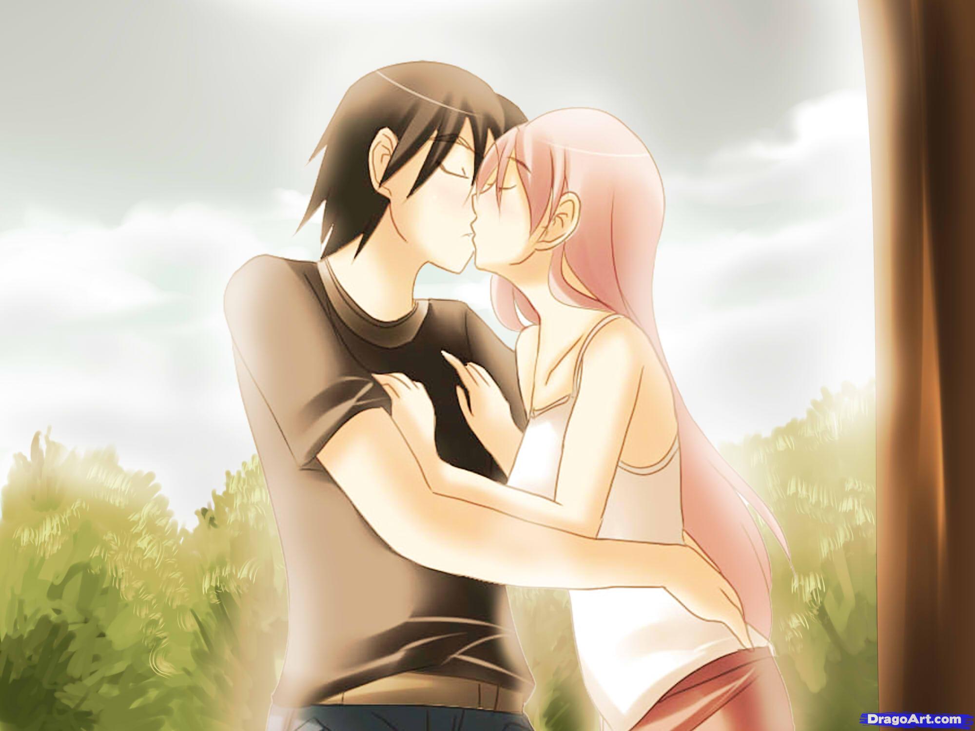 Kiss Image HD Cartoon Wallpaper