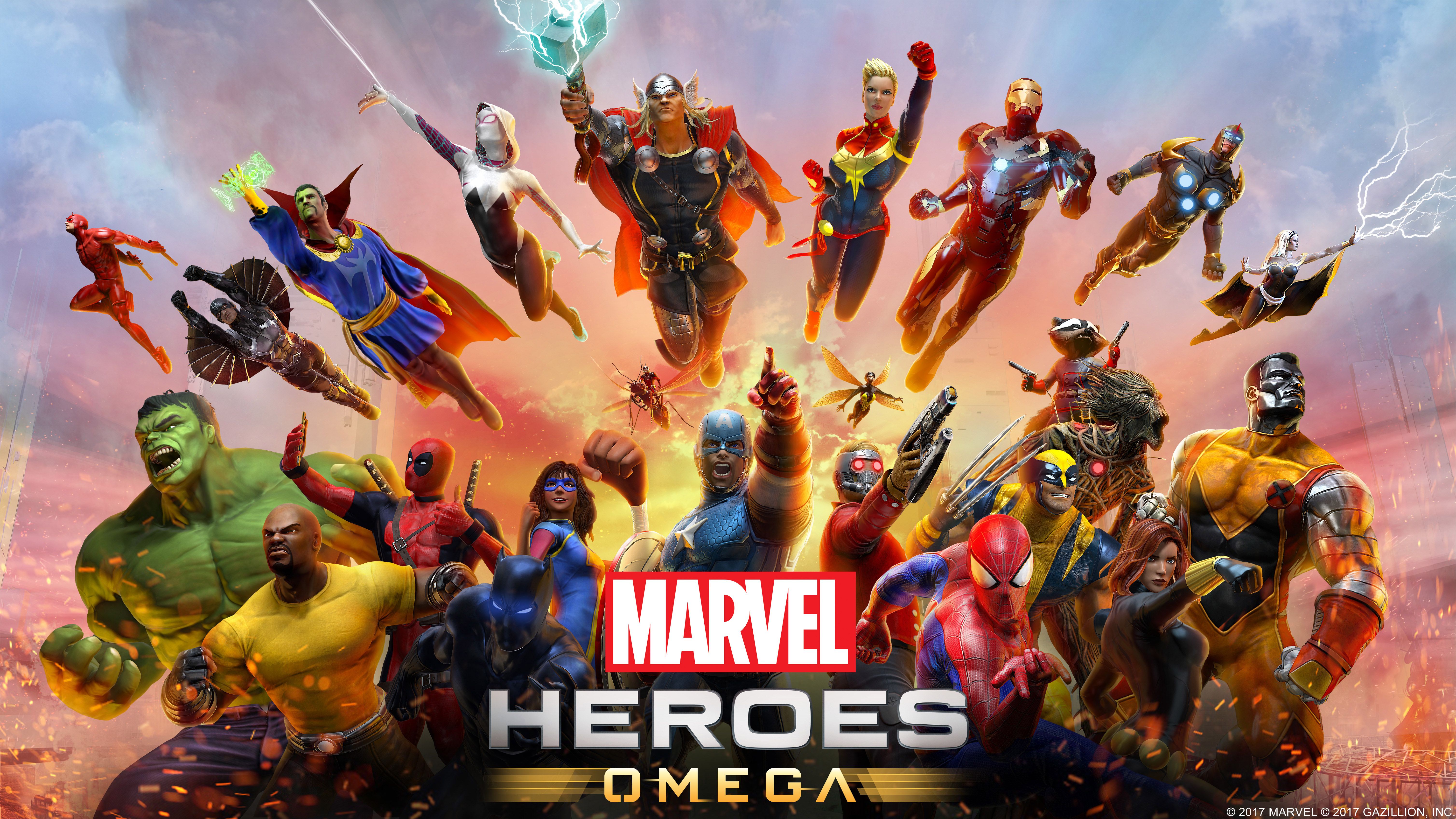 Marvel Heroes Wallpaper Top Background