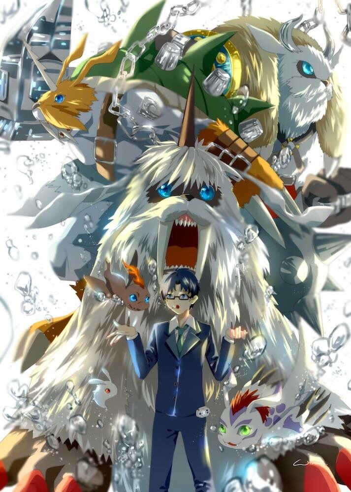 Digimon Adventure Tri Joe With Gomamon S Evolutions Pichimon