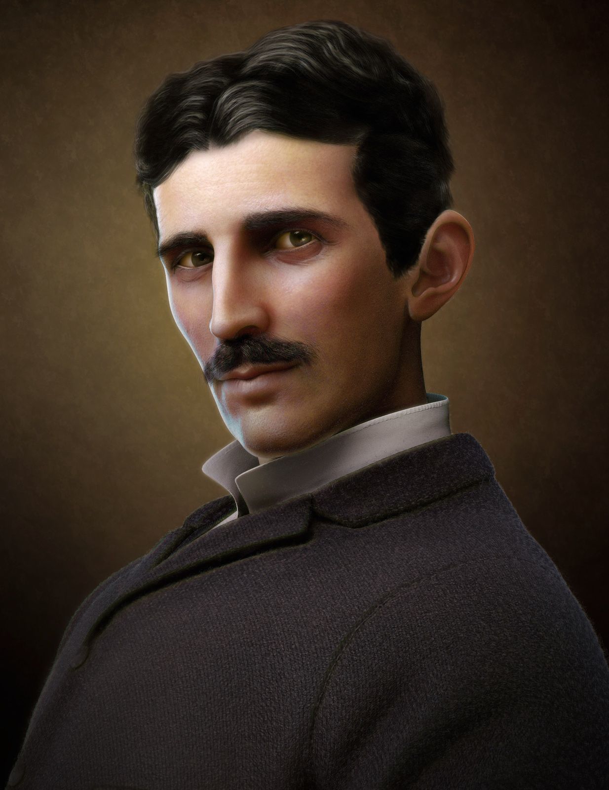 Nikola Tesla Desktop Wallpaper Image Pictures