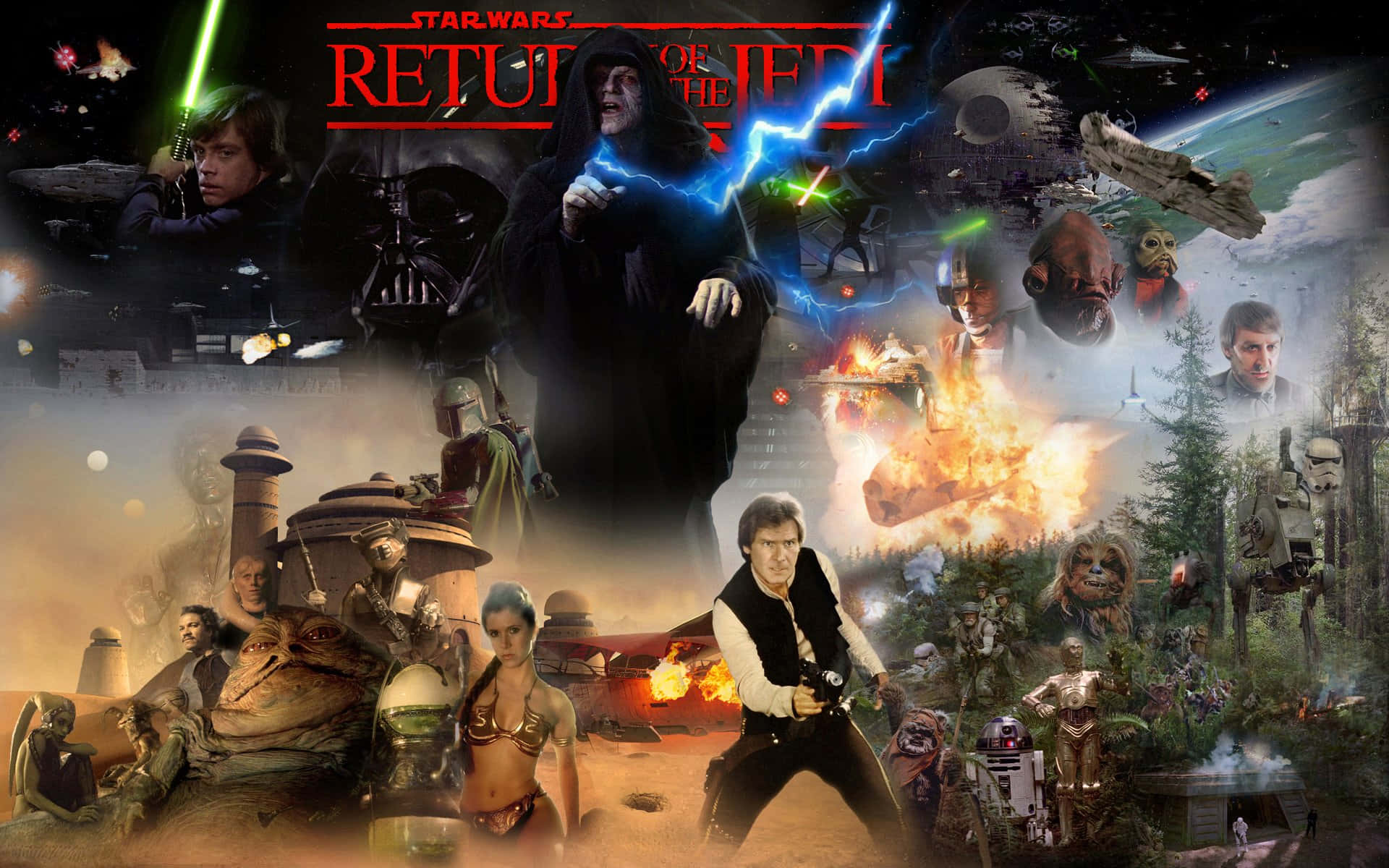 Epic Battle At Endor Wallpaper