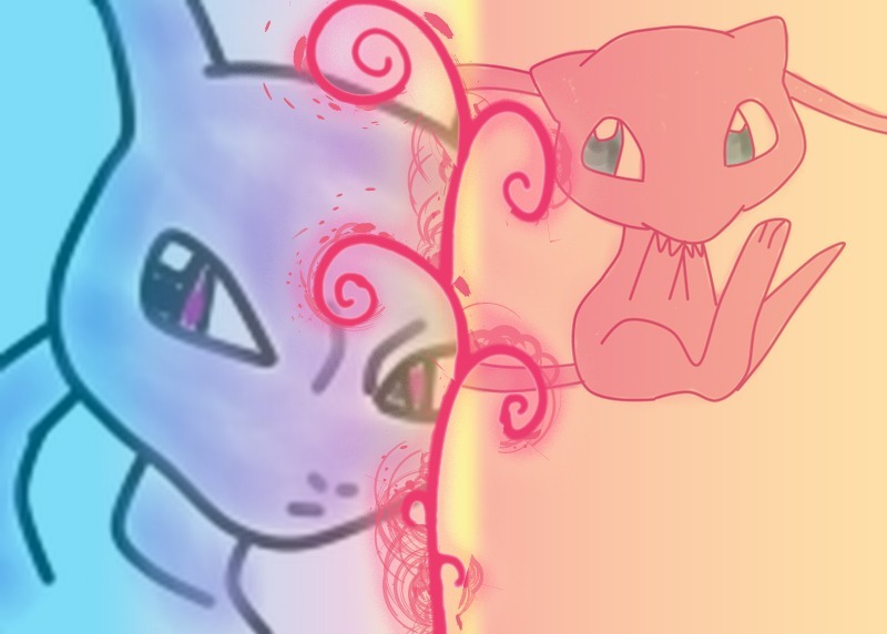 Mew And Mewtwo Wallpaper By Friezamangas