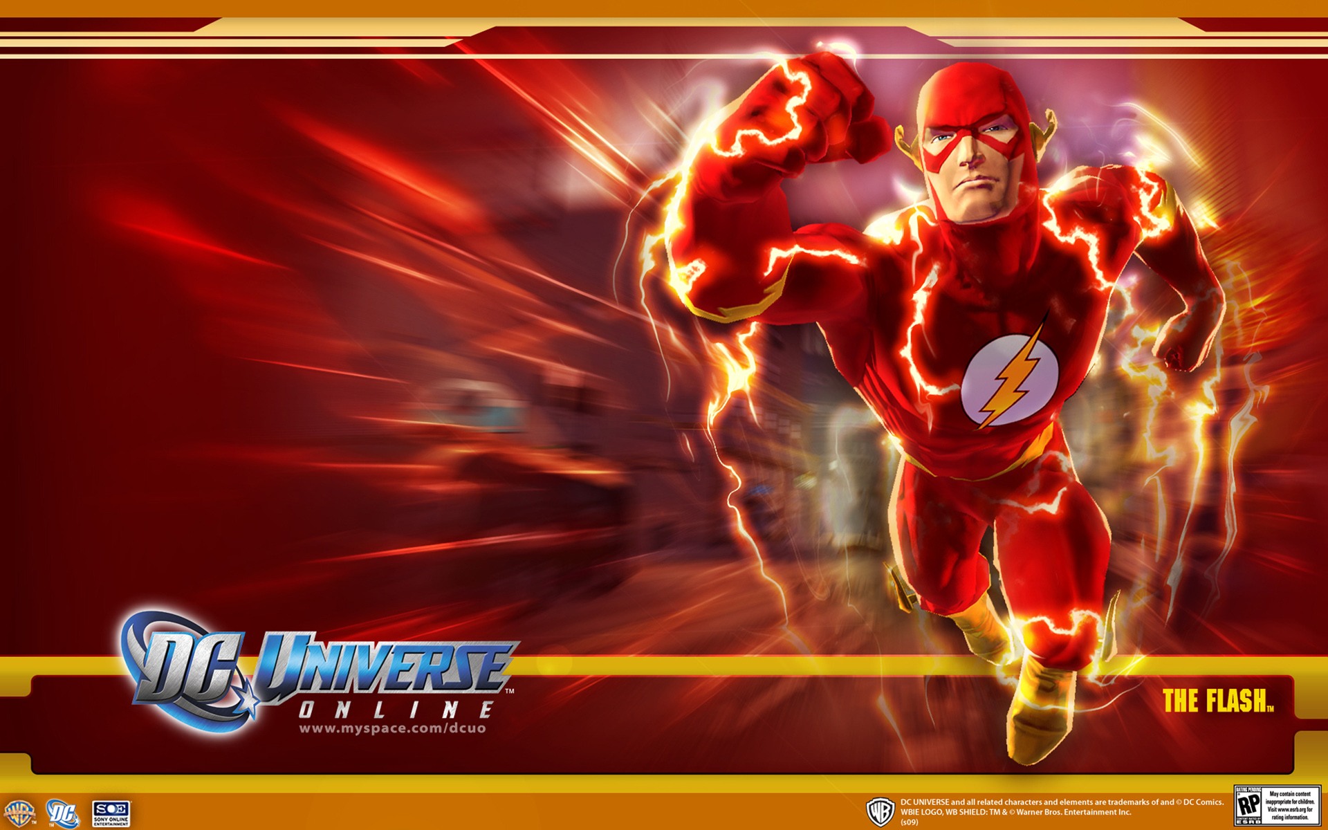 DC Universe Online   Flash desktop wallpaper 1920x1200