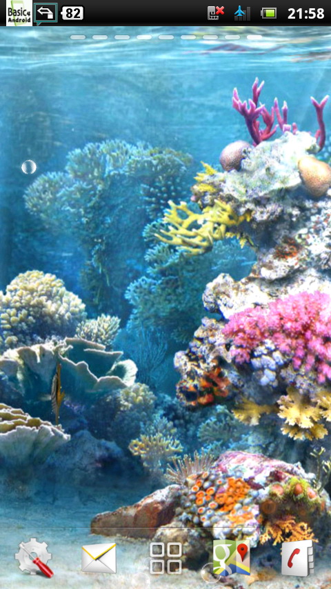 Underwater Coral Reef Live Wallpaper App For Android