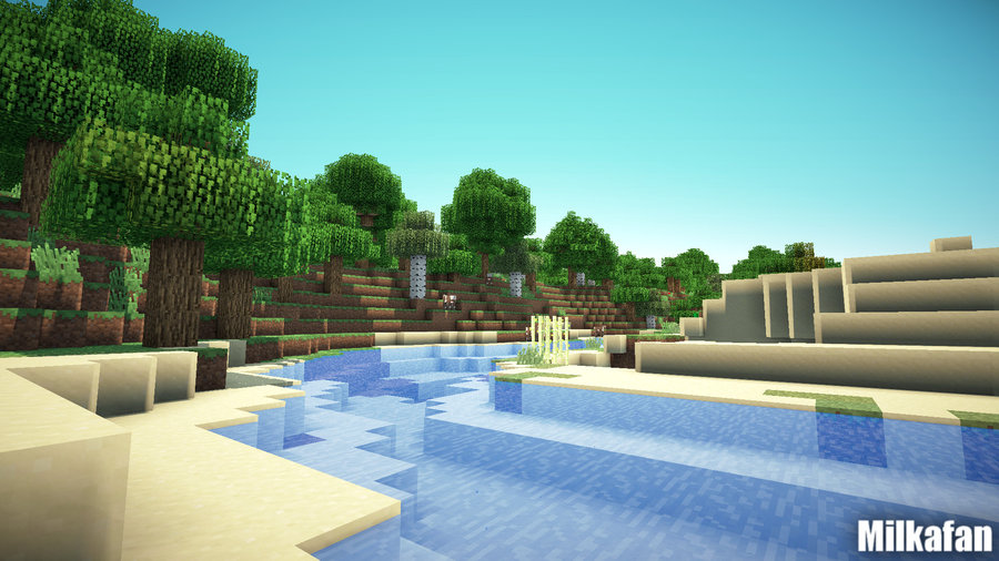 Minecraft Shaders Wallpaper By