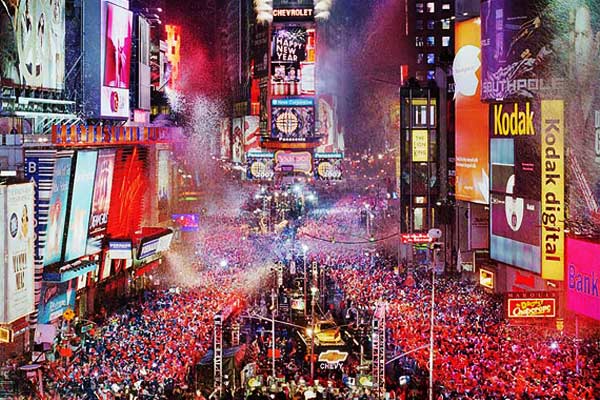 Times Square New Years Eve Travel Wallpaper