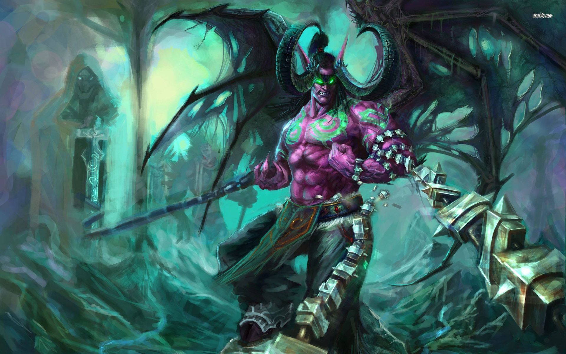 Illidan Stormrage World Of Warcraft Wallpaper Game