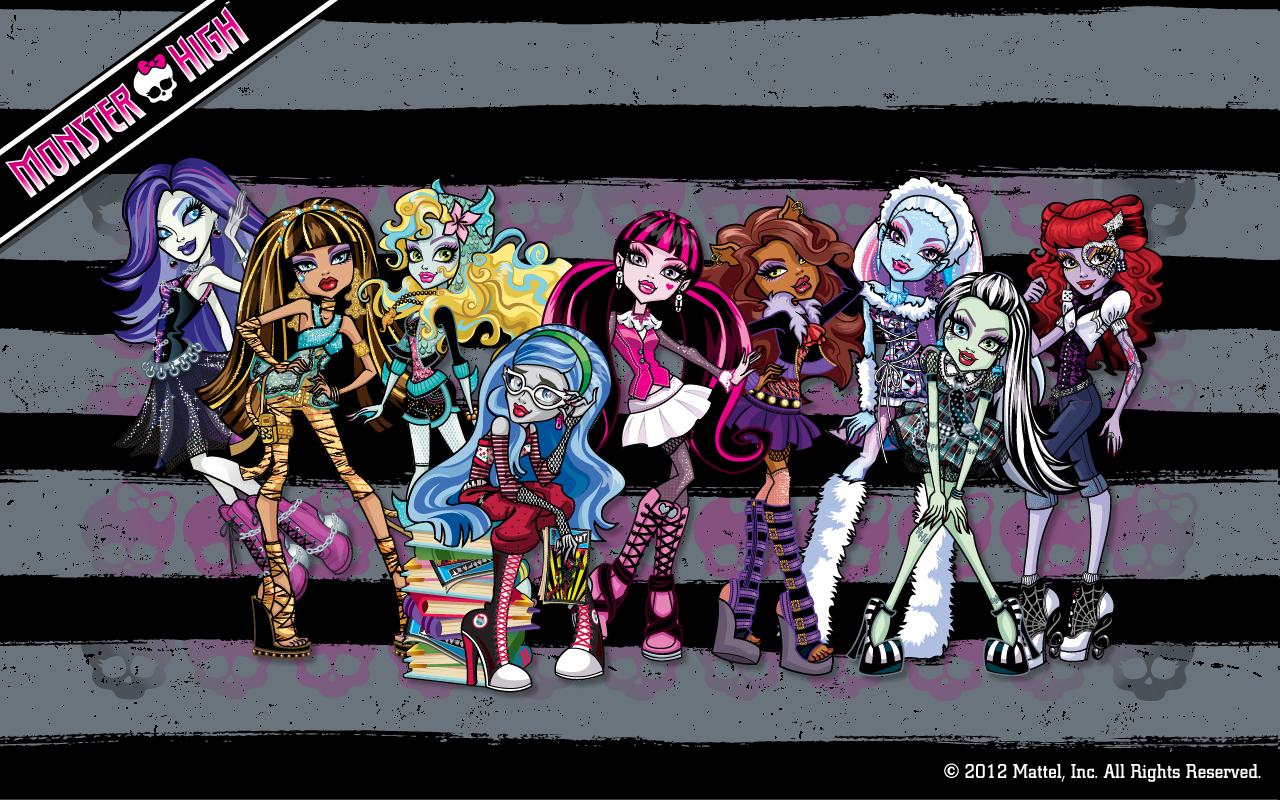 Monster High Ghouls Wallpaper