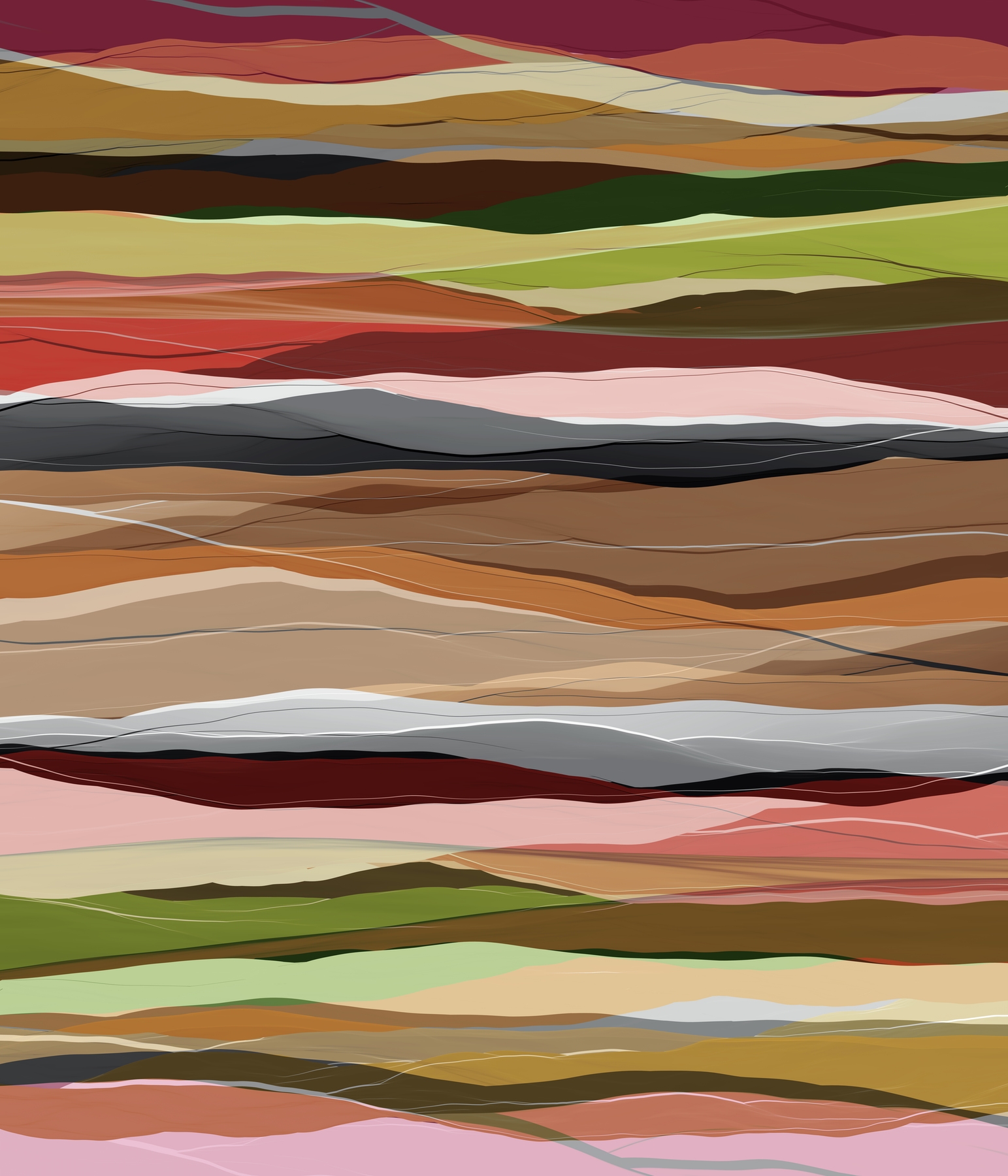Abstract Landscape Iv Wallpaper