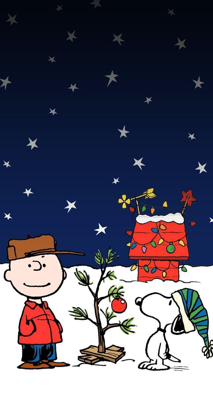 Merry Christmas Charlie Brown Snoopy Holiday iPhone