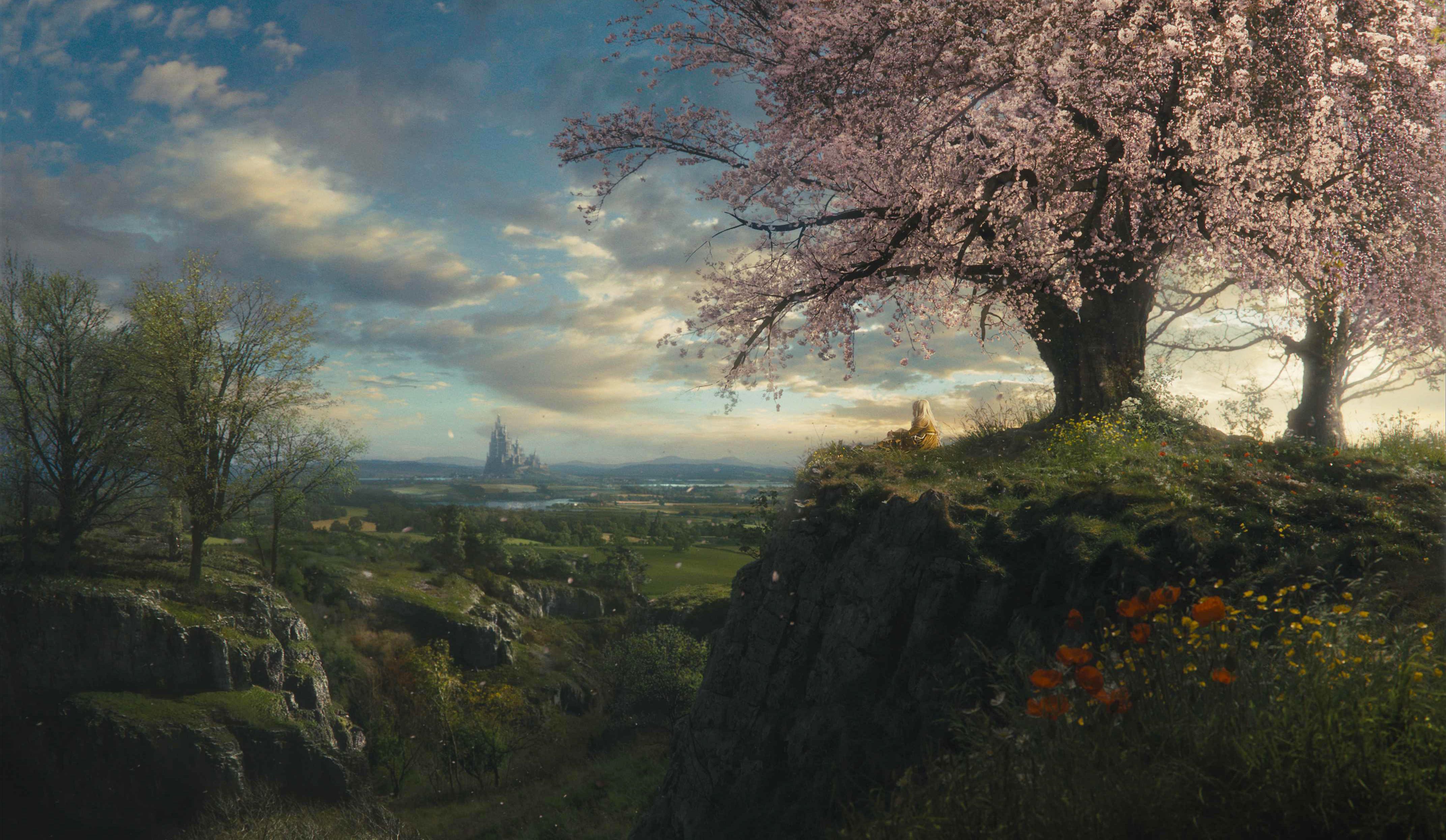 The Castle On Maleficent And Moors Fantasy Landscape