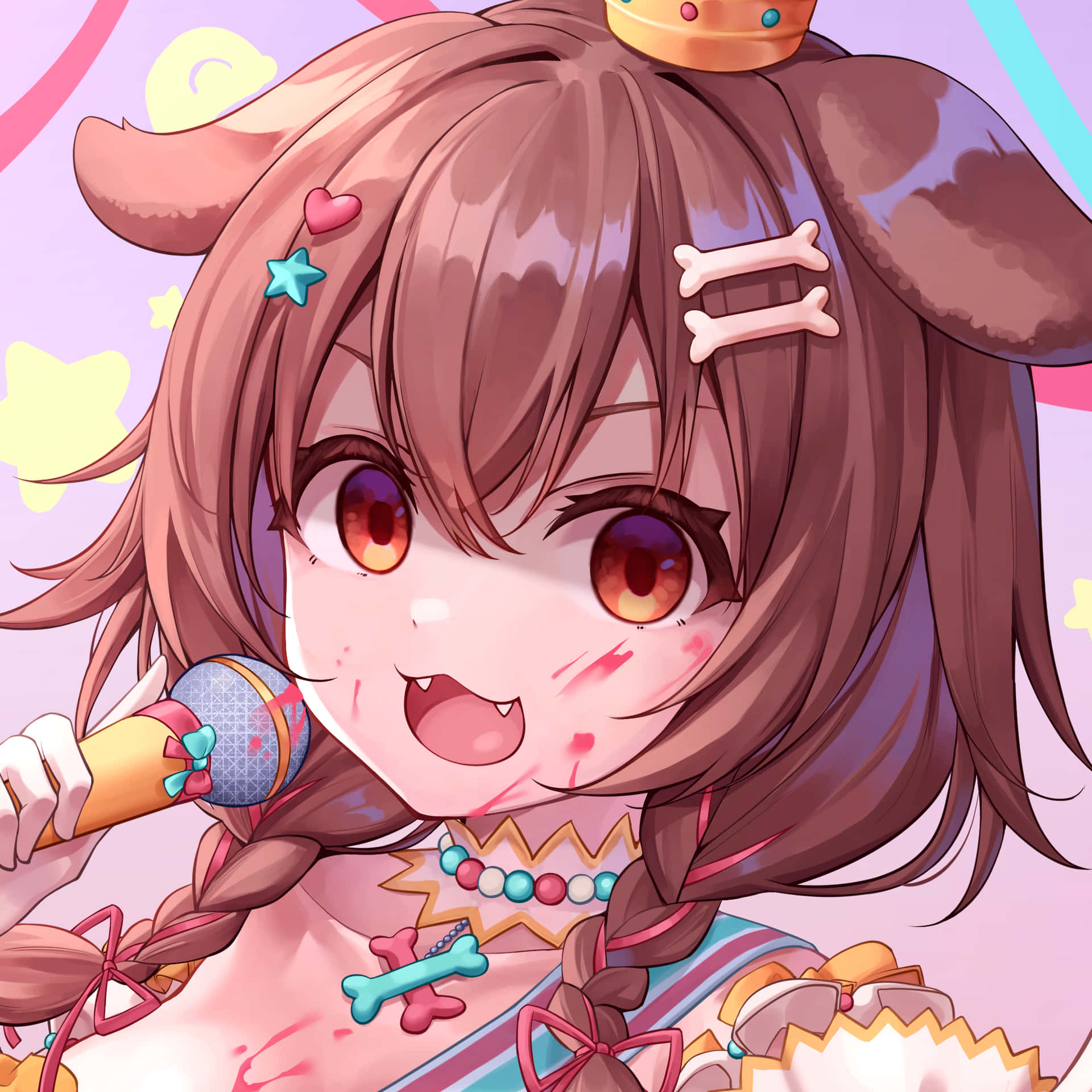 Inugami Korone A Virtual Star And Idol Wallpaper