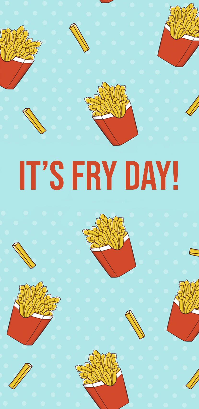 Happy French Fries Day Wallpaper