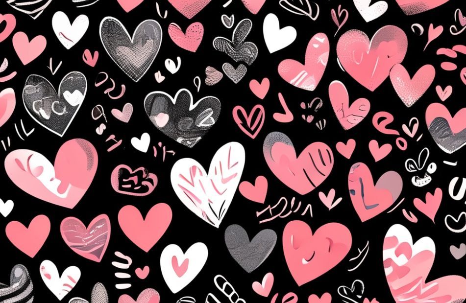 Cute Black And Pink Wallpaper