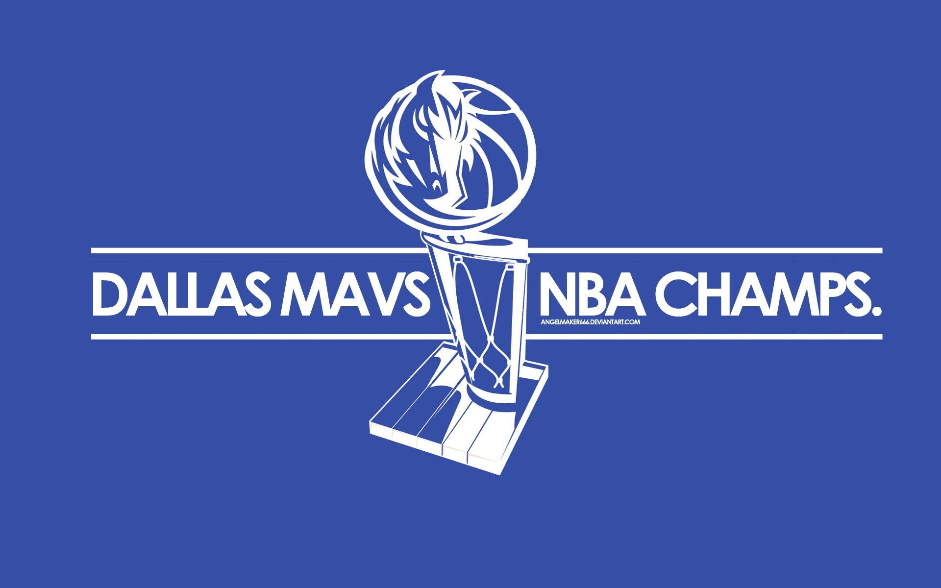 Dallas Mavericks Logo Trophy HD Wallpaper Background