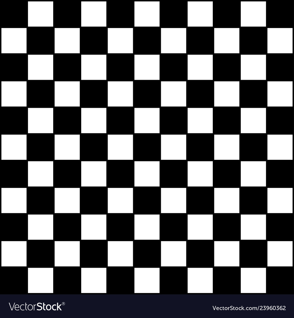 Checkered Chess Board Race Background Wallpaper Vector Image