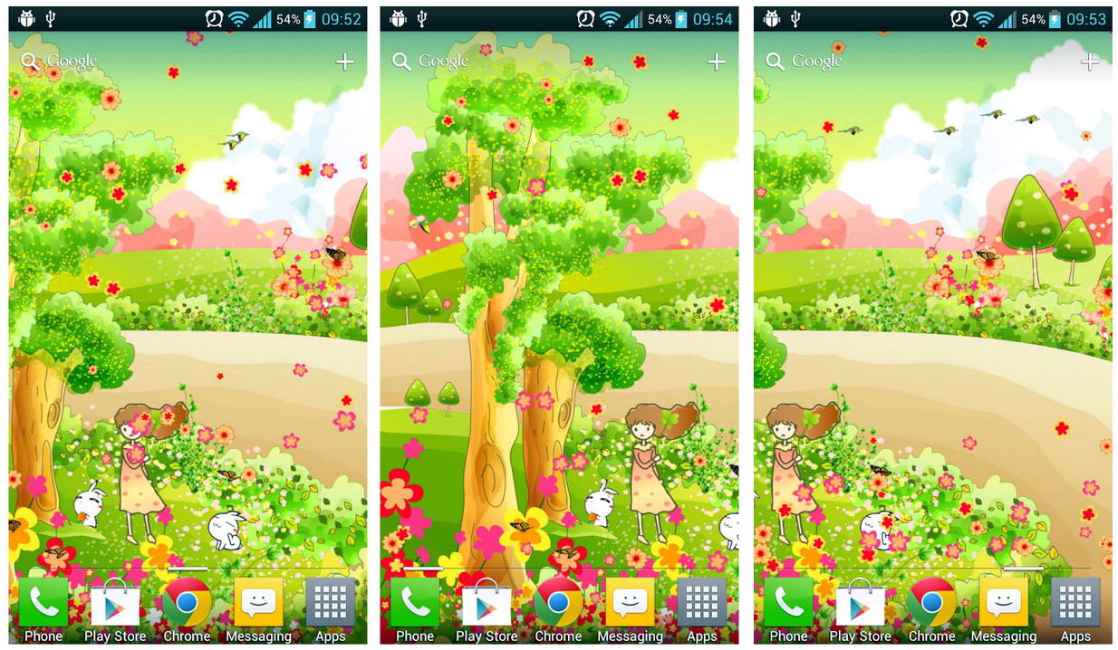 Cartoon Spring Live Wallpaper Best Android Apk
