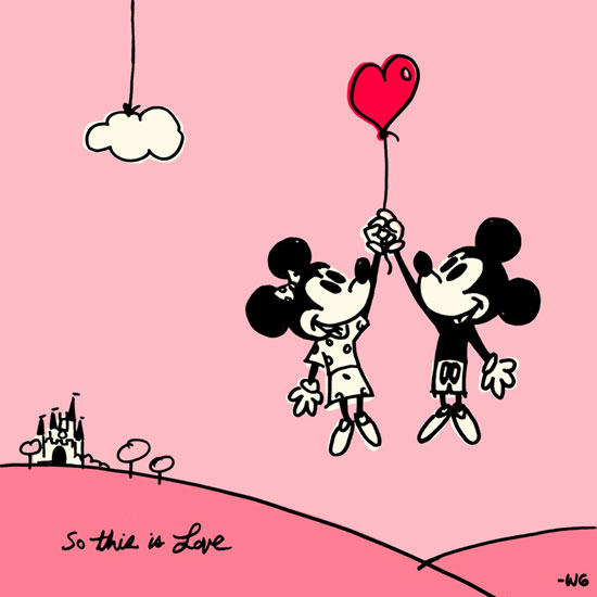Our Mickey Minnie So This Is Love Wallpaper Disney