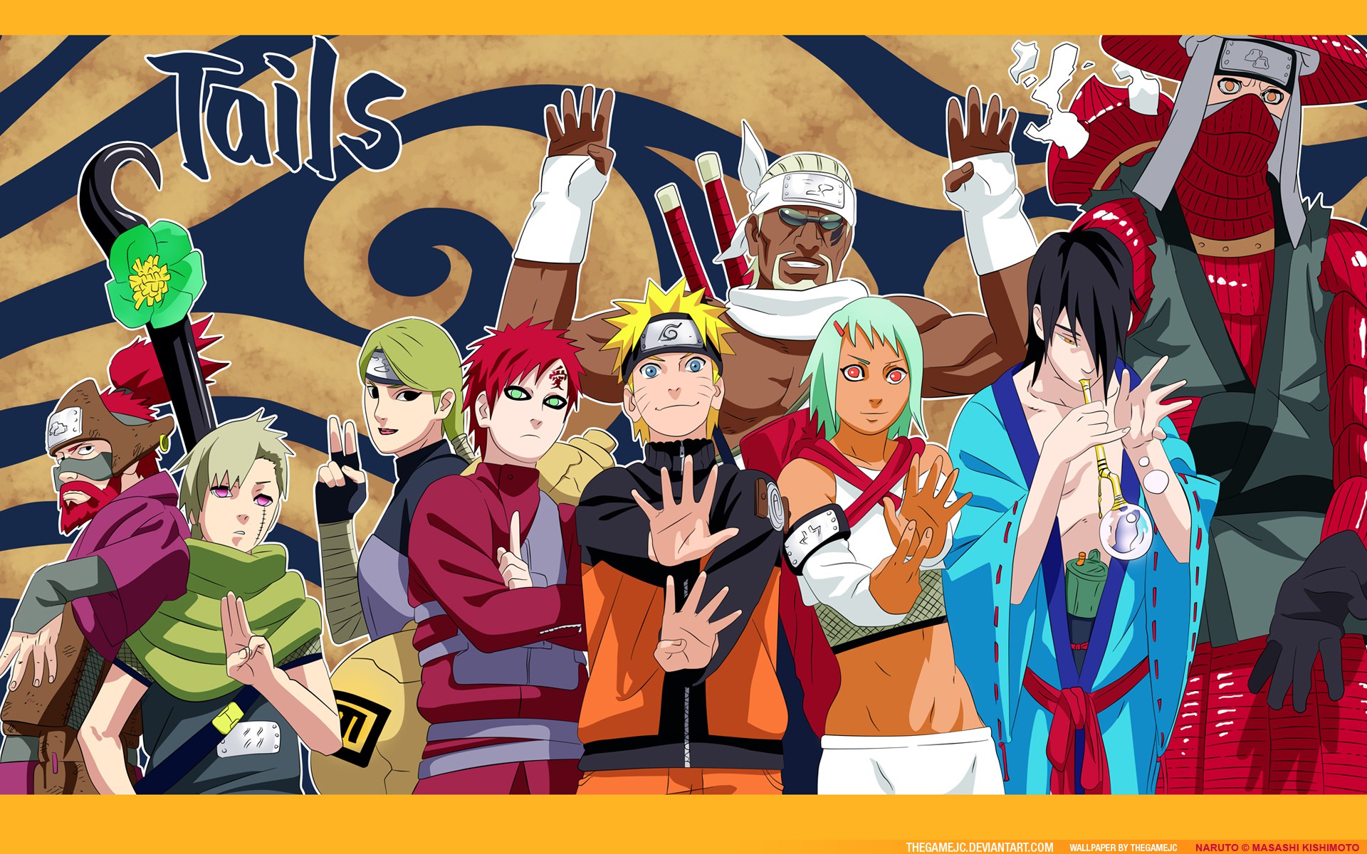 Naruto Shippuden Characters Chibi Wallpaper