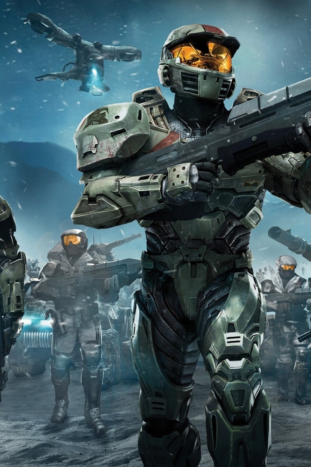 Halo Wars Spartans iPhone Wallpaper