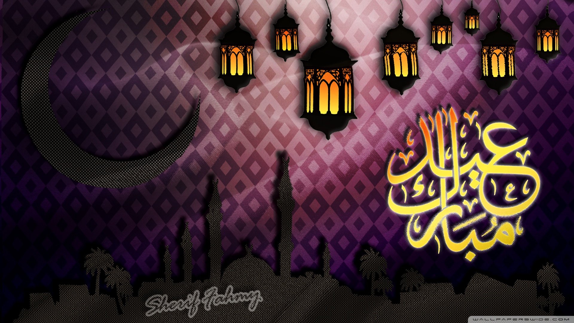 High Resolution Eid Mubarak Wallpaper 4k