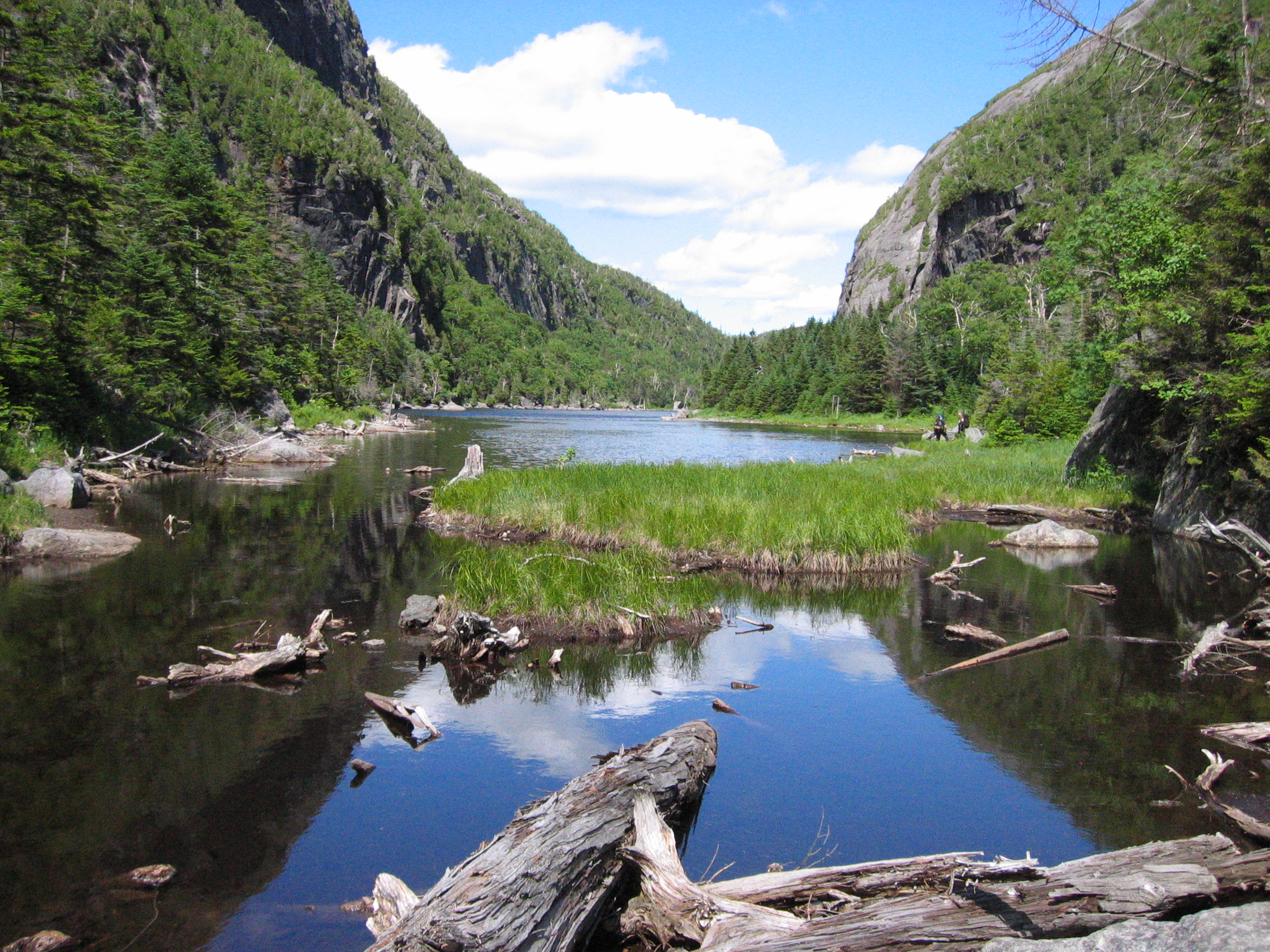 Hidden Lake In Adirondacks High Resolution