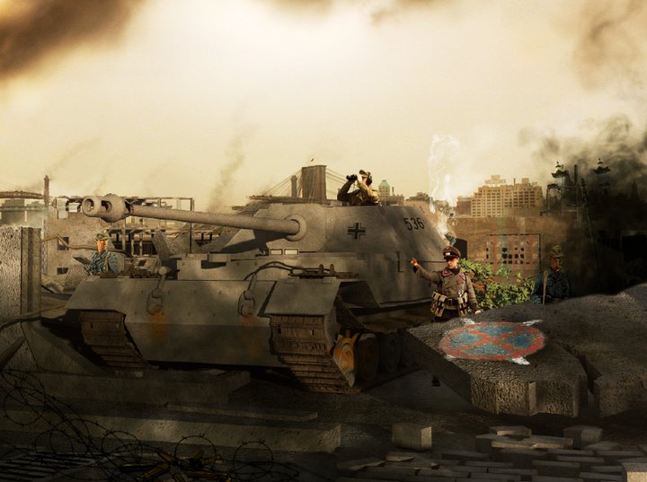 Ferdinand Tank Scenery Arte World Of Tanks
