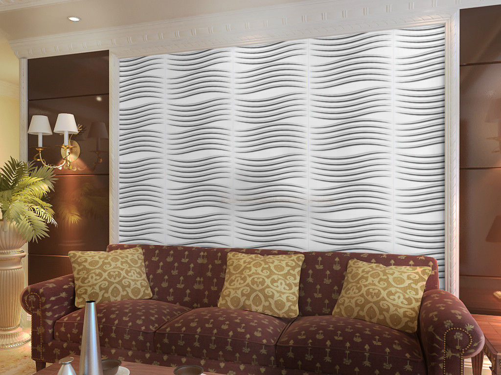 Textured 3d Wall Decor Panels Dimensional Wallpaper Heat Proof