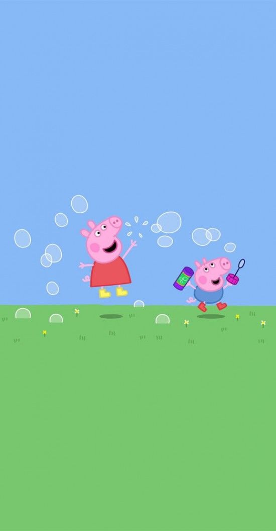 Peppa Pig Wallpaper Ideas Bubbles
