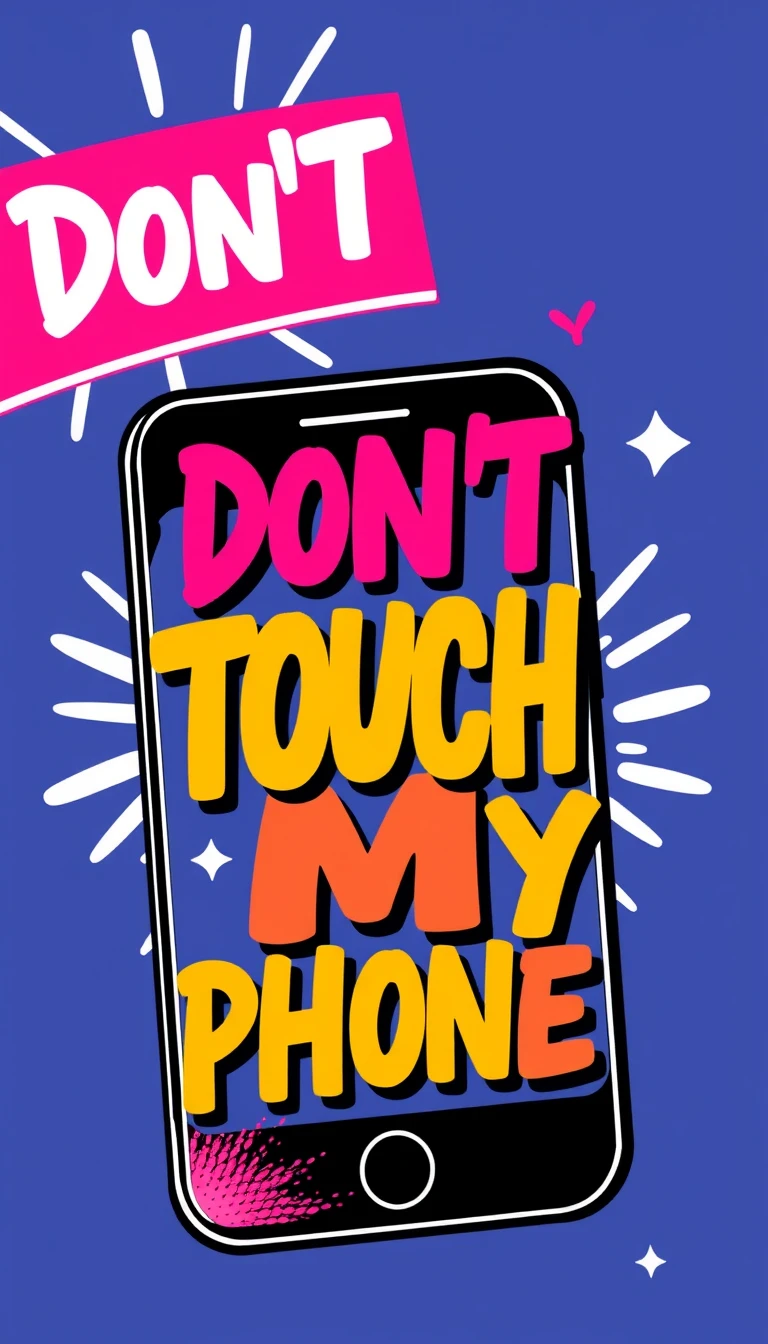 Don T Touch My Phone Wallpaper