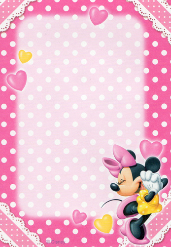 Minnie mouse Polka dot hearts Envelope Flickr   Photo Sharing