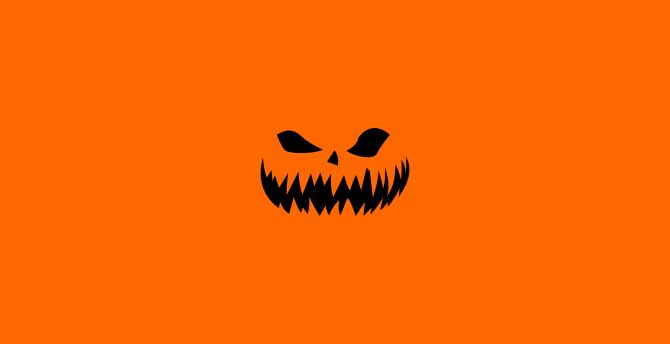 Halloween Minimal Wallpaper HD Image Picture Background