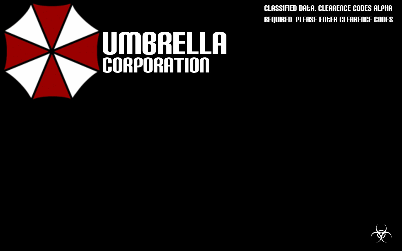 Umbrella Corporation Logon