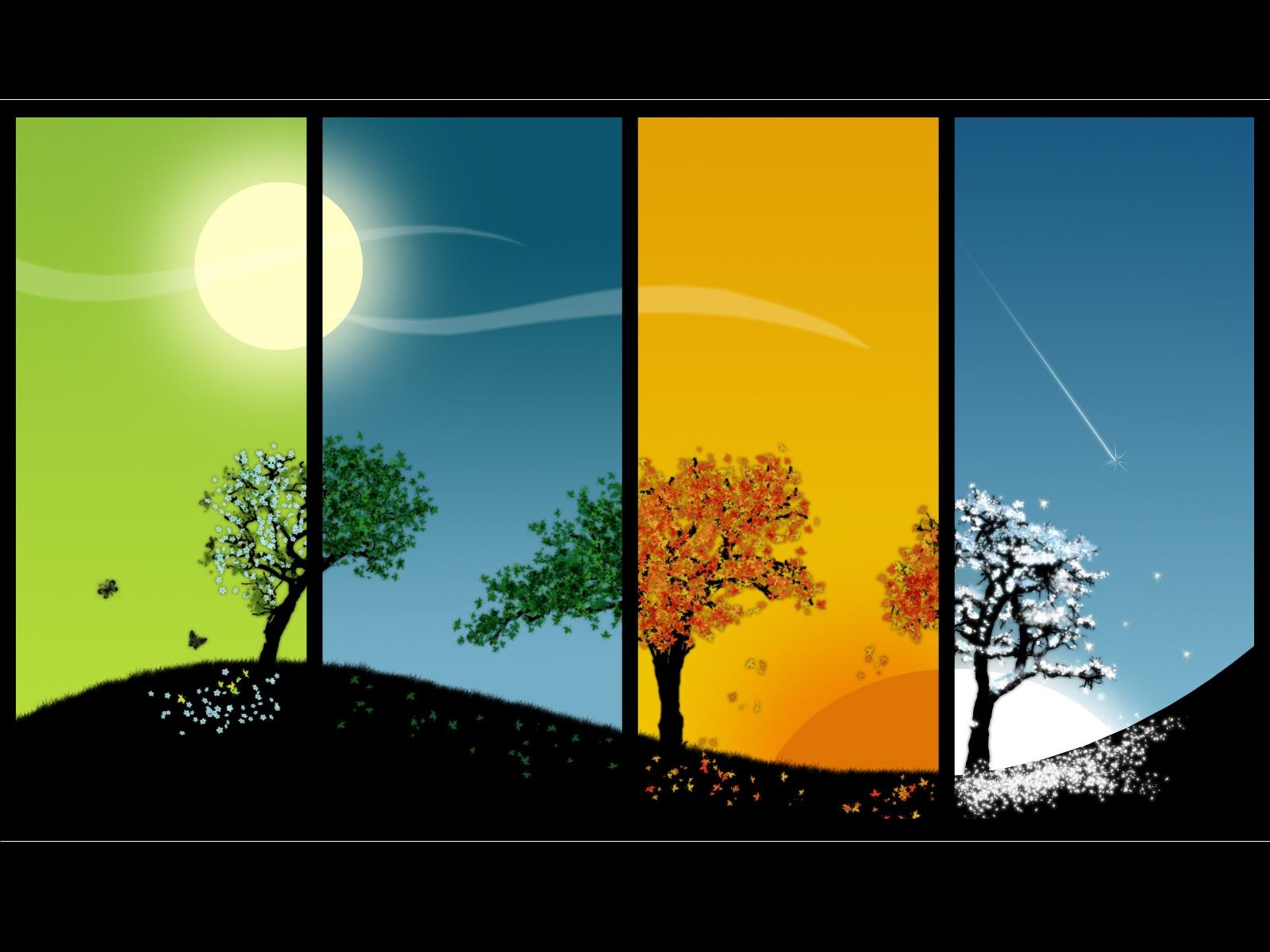 Four Seasons Desktop Wallpaper The Background
