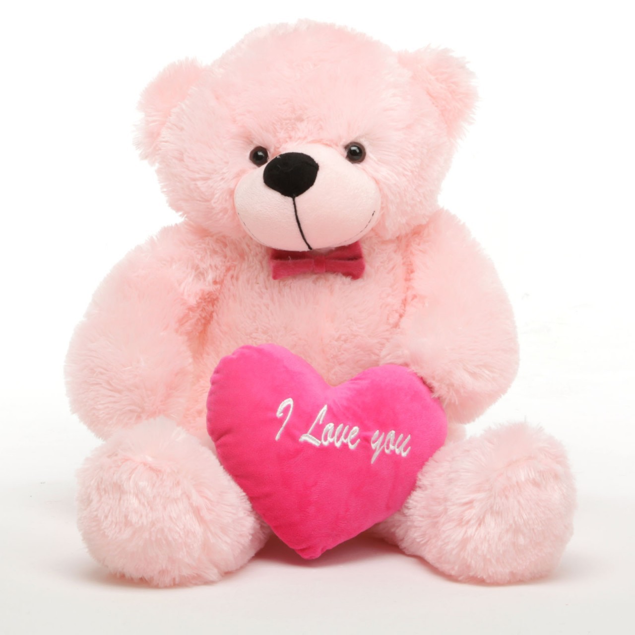 Image Lovely And Cute Pink Teddy Bear Wallpaper Photos