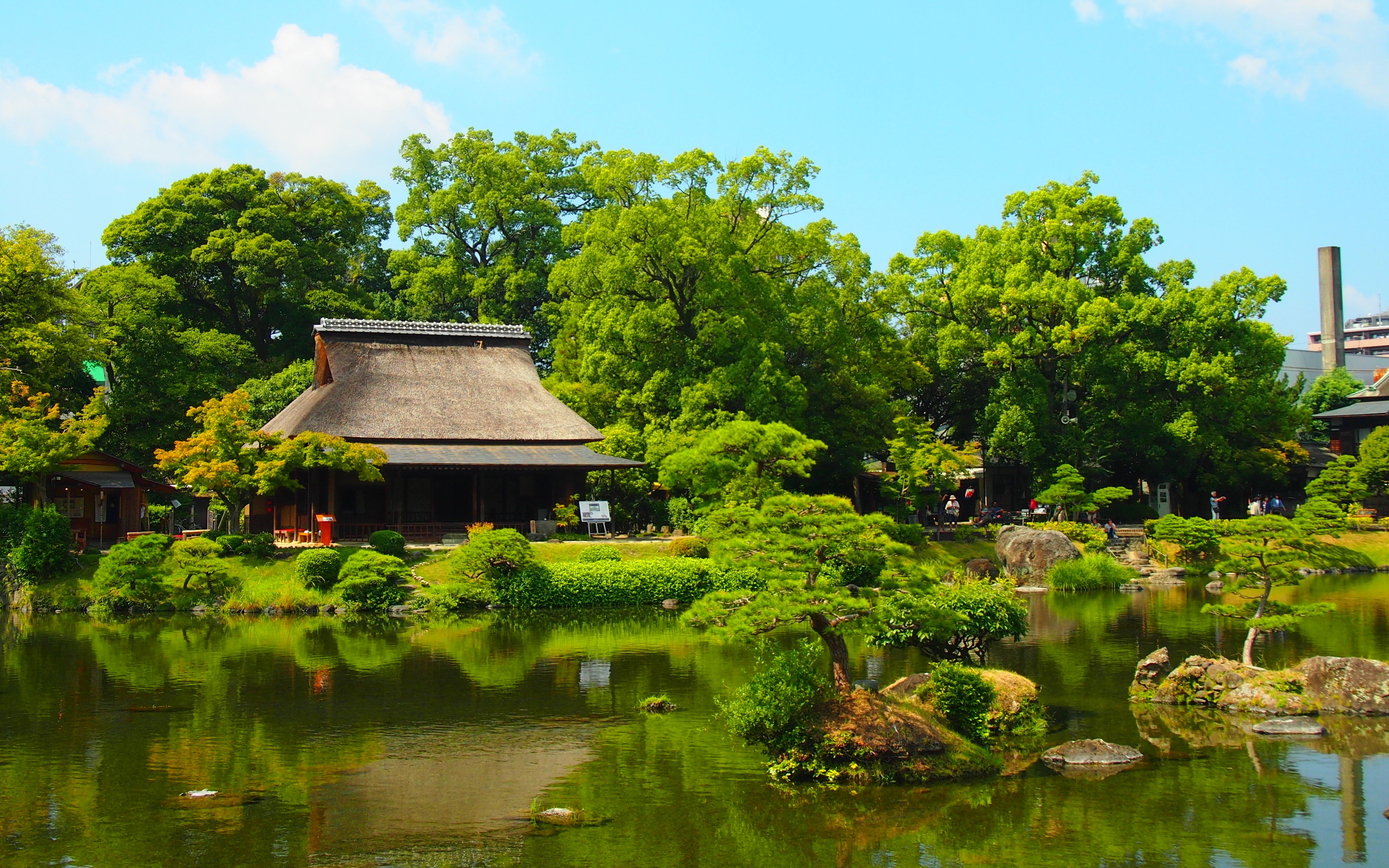 4k Papers Japanese Garden Wallpaper