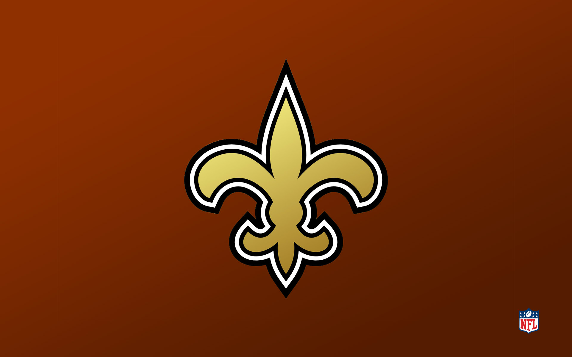 New Orleans Saints Team Logo iPad Wallpaper 3d