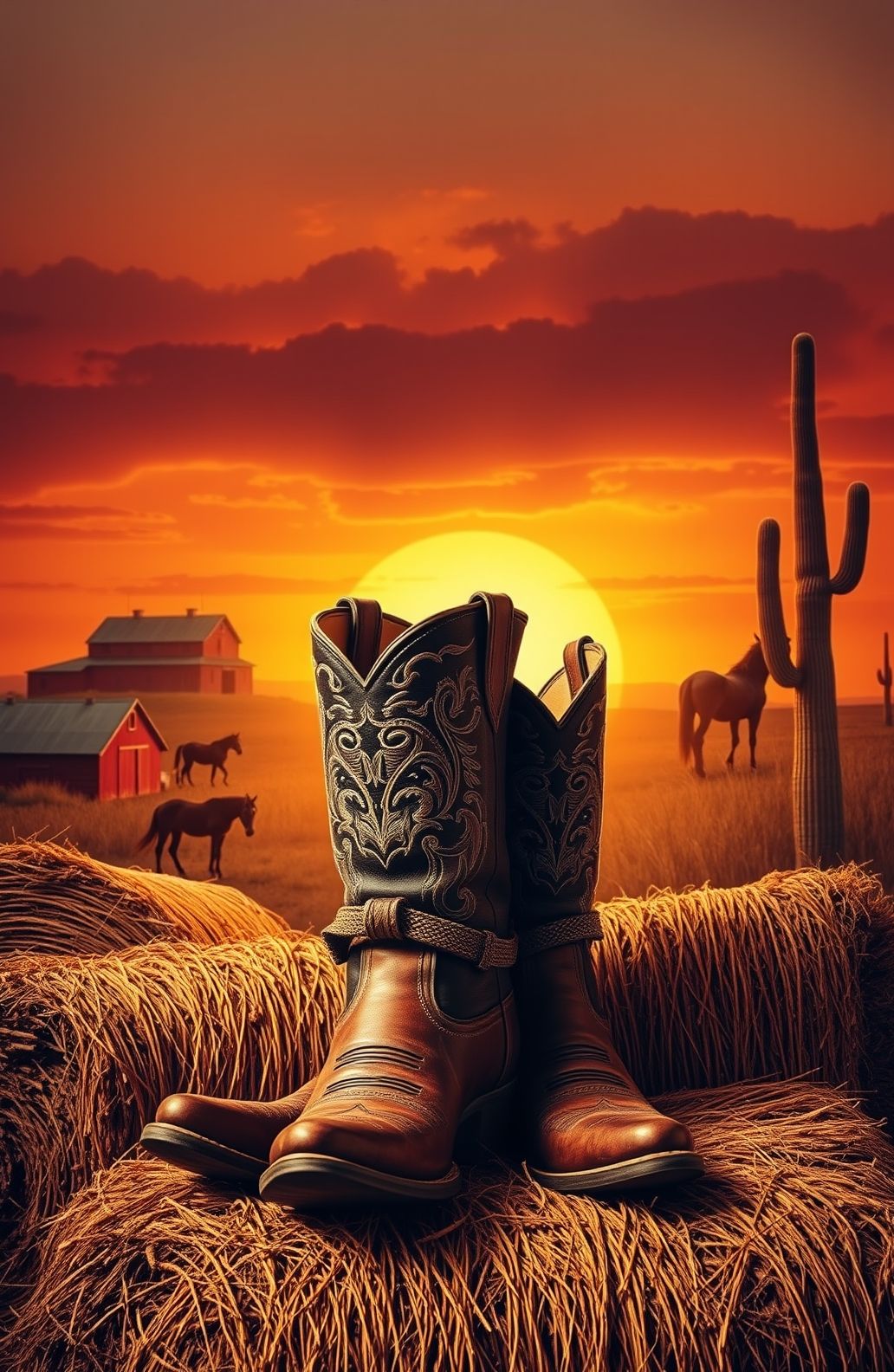 Country Western Wallpaper