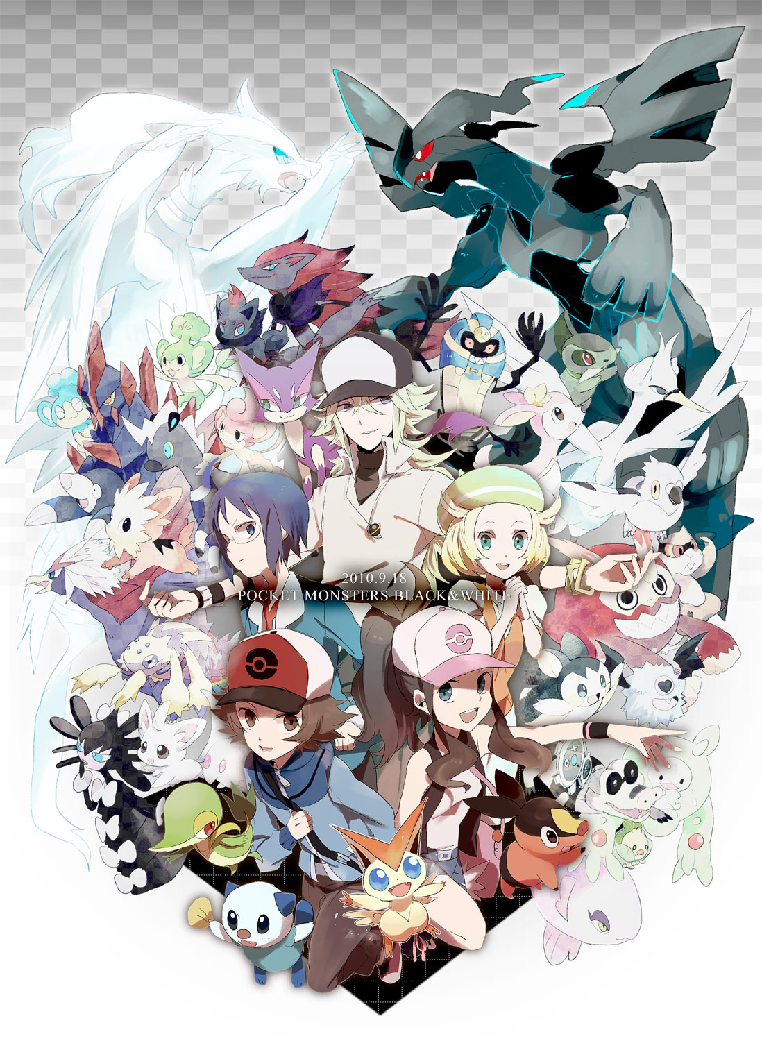Pokémon Black & White, Mobile Wallpaper - Zerochan Anime Image Board