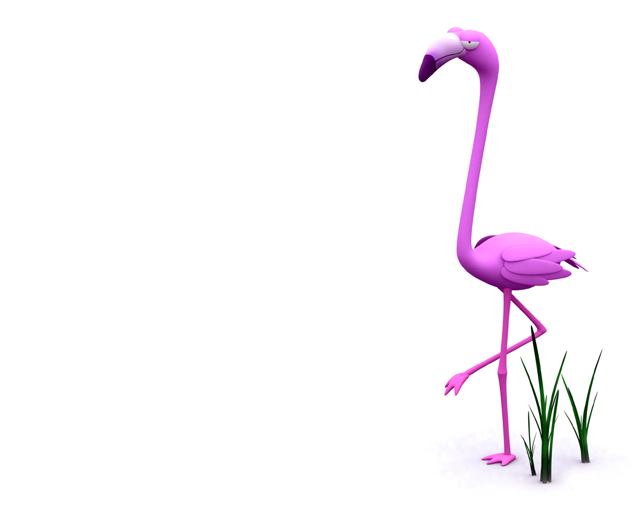  Flamingo 3d pictures on the desktop and wallpapers wallpapers