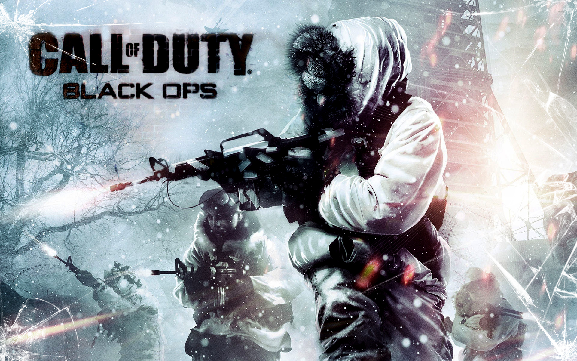 Black Ops Snow Fight Google Background