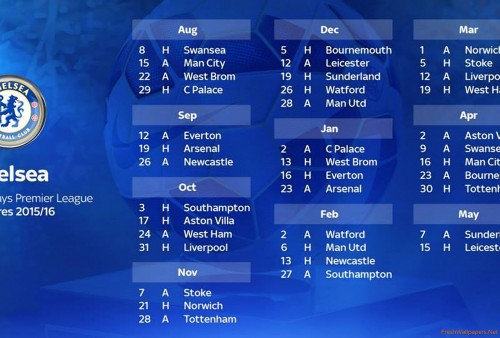Sports Chelsea Fc Barclays Premier League Fixtures