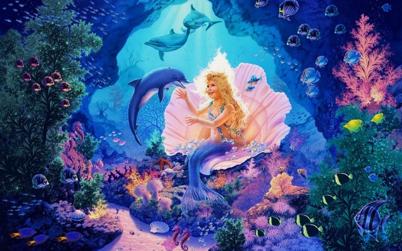 Little Mermaid Princess Wallpaper