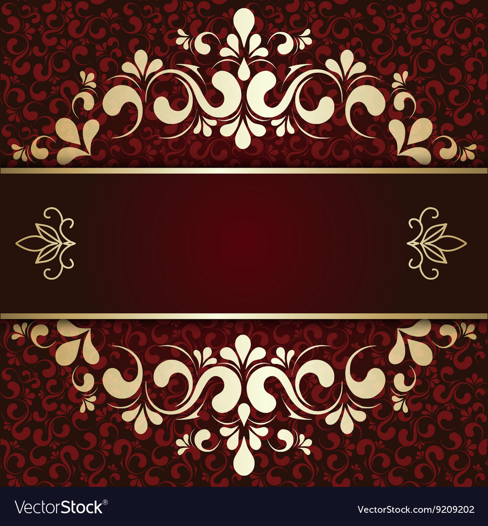 Burgundy And Gold Fabric Wallpaper and Home Decor  Spoonflower