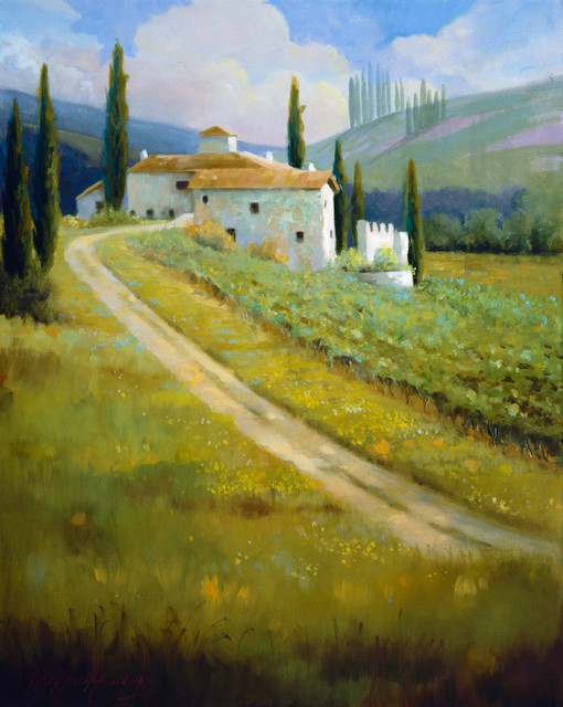 Tuscany Vineyard Wall Mural Traditional Wallpaper By Murals Your