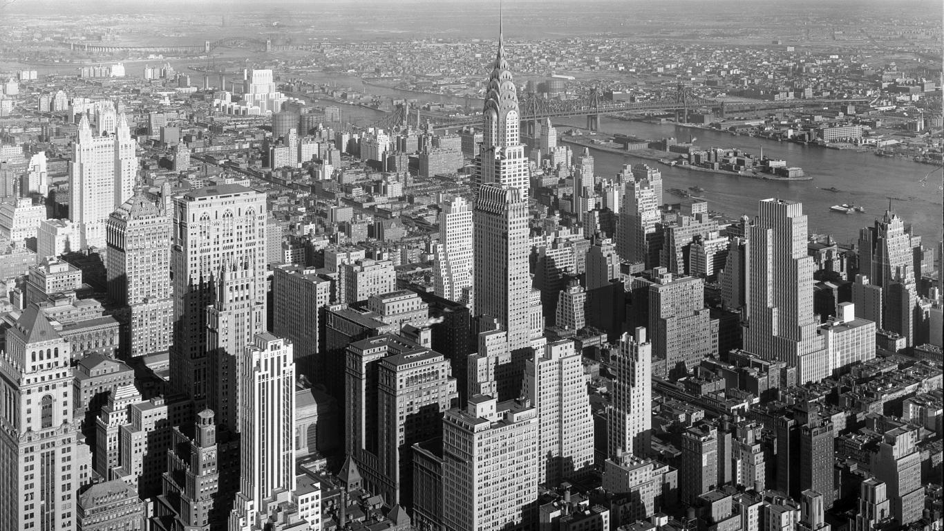 Buildings New York City Manhattan Chrysler Building Art Deco HD