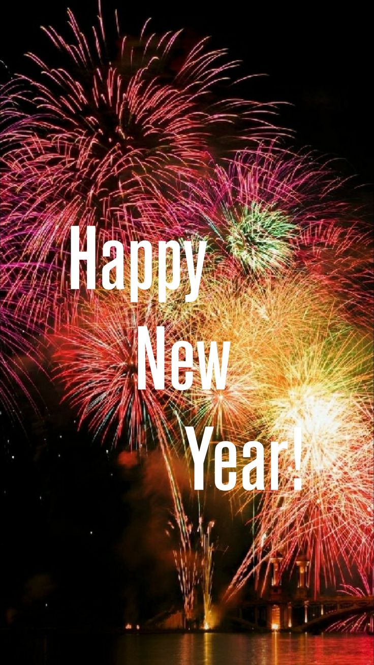 Happy New Year Phone Wallpaper