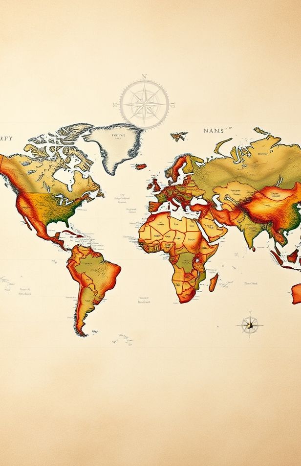 World Map Hd Wallpaper