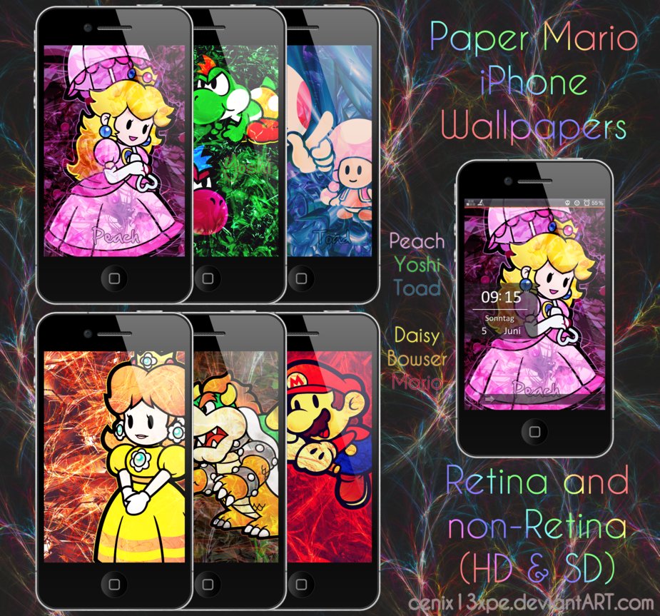 Paper Mario iPhone Wallpaper By Cenixnova