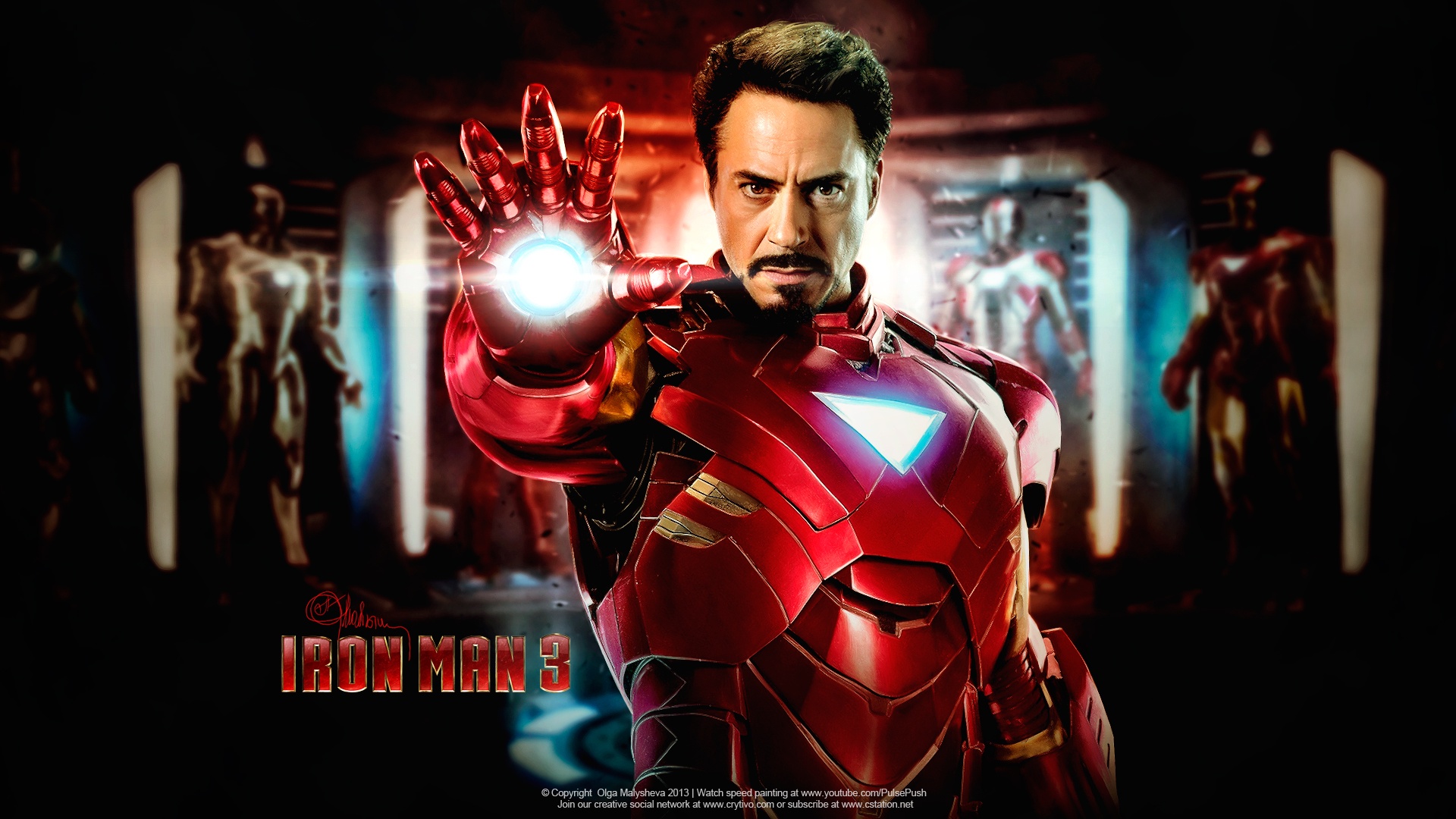 Iron Man Robert Downey Jr Movie Wallpaper